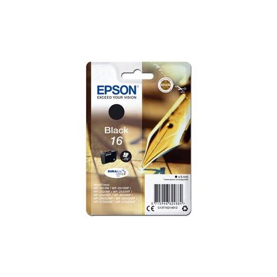 Epson 16 5.4 ml black original ink C13T16214012