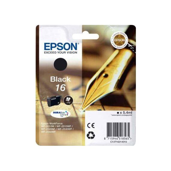Epson 16 5.4 ml black original ink C13T16214012