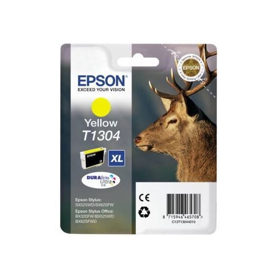 Epson T1304 10.1 ml XL size yellow ink C13T13044012