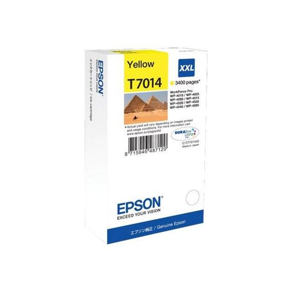 Epson T7014 XXL size yellow original ink  C13T70144010