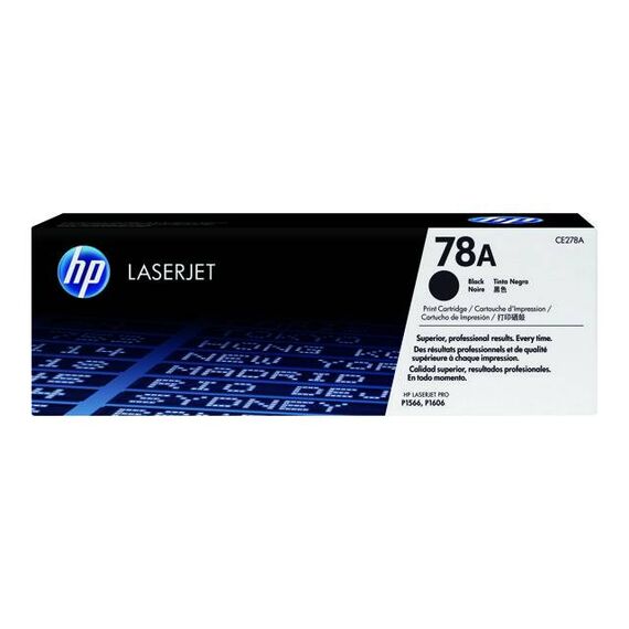 HP 78A Black original LaserJet toner cartridge CE278A