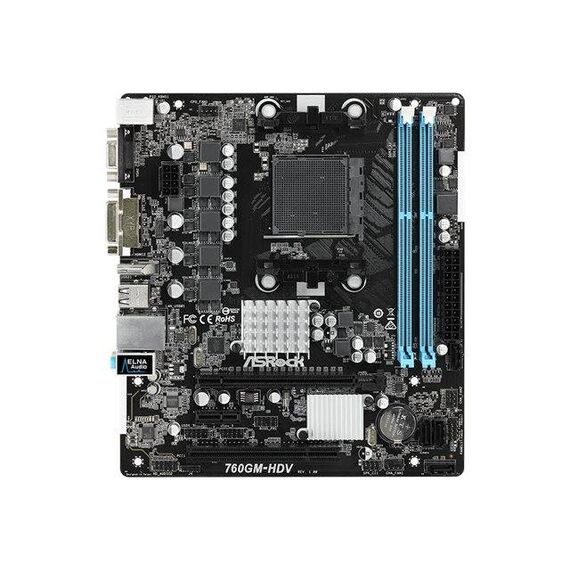 ASRock 760GM-HDV Motherboard micro ATX 90-MXB7U0-A0UAYZ