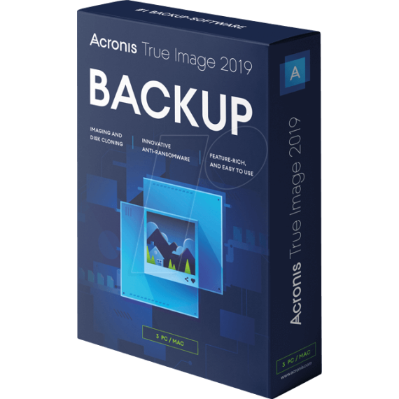 Acronis True Image 2019 3pc