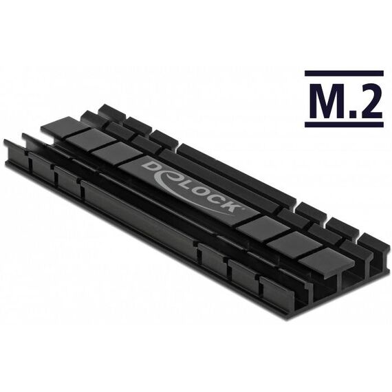 DeLOCK Heat Sink flat 70 mm for M.2 module Solid 18285