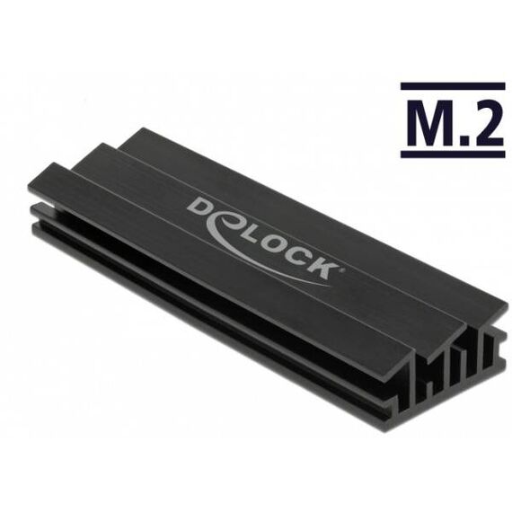 DeLOCK Solid state drive heatsink black 18283