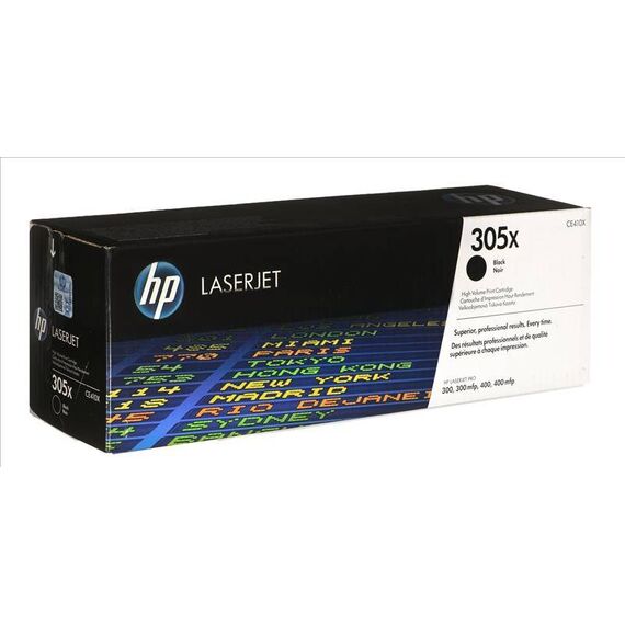HP 305X High Yield black original LaserJet toner CE410X