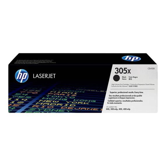 HP 305X High Yield black original LaserJet toner CE410X