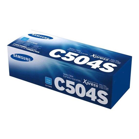 Samsung CLT-C504S Cyan original toner cartridge SU025A