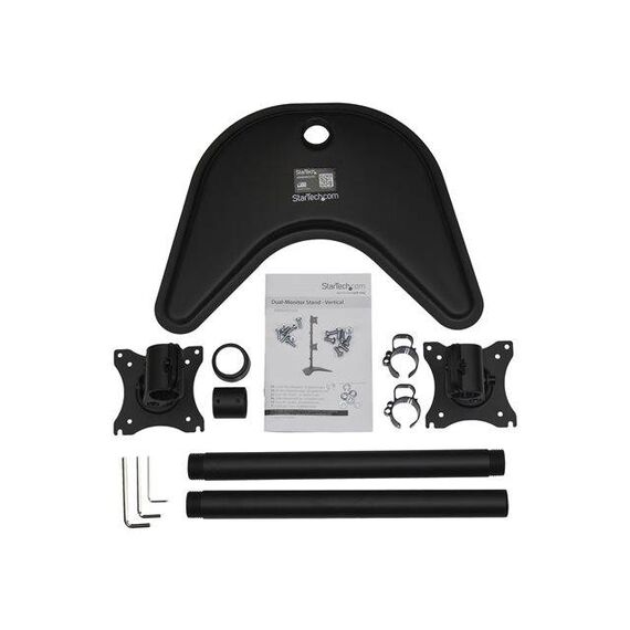 StarTech.com Vertical Dual Monitor Stand Steel ARMBARDUOV