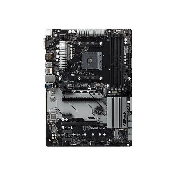 ASRock B450 Pro4 Motherboard ATX Socket 90-MXB8B0-A0UAYZ