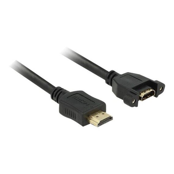 DeLOCK HDMI with Ethernet cable HDMI (M) to HDMI 85102