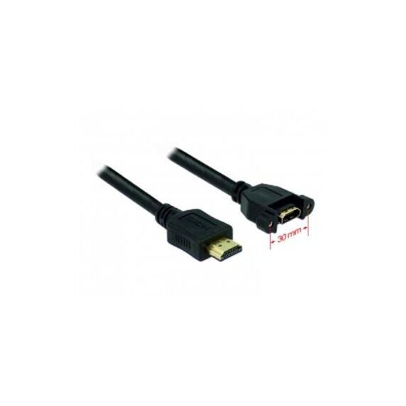 DeLOCK HDMI with Ethernet cable HDMI (M) to HDMI 85102