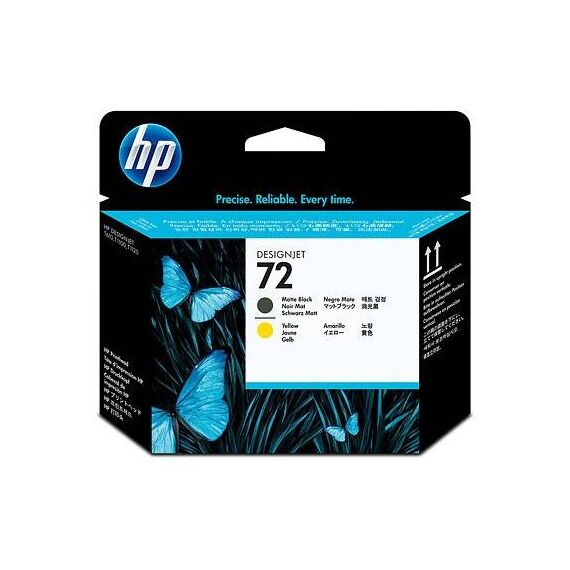 HP 72 Yellow, matte black printhead for DesignJet C9384A