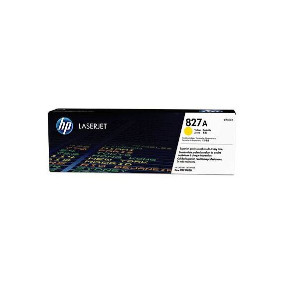 HP 827A Yellow original LaserJet toner cartridge CF302A