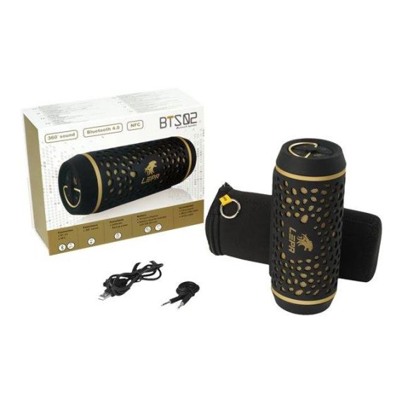 LEPA BTS02 Speaker for portable use Bluetooth, BTS02-BK