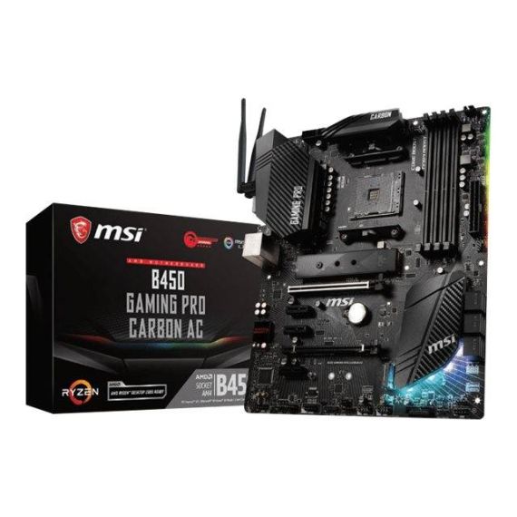 MSI B450 GAMING PRO CARBON AC Motherboard ATX 7B85-001R