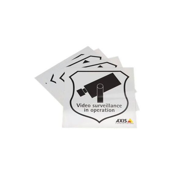 AXIS Surveillance Sticker Stickers (pack of 10) 5502-811