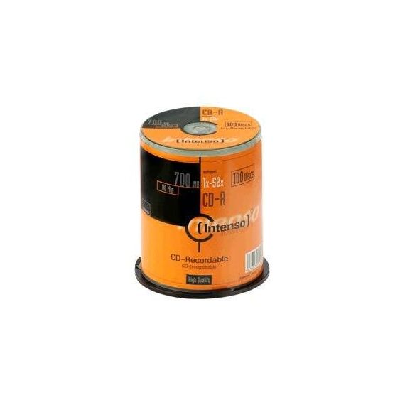 Intenso 100 x CD-R 700 MB (80min) 52x spindle 1001126