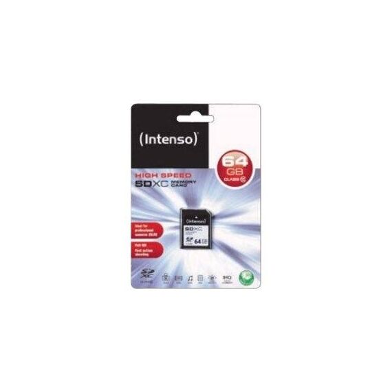 Intenso Flash memory card 64 GB Class 10 SDXC 3411490