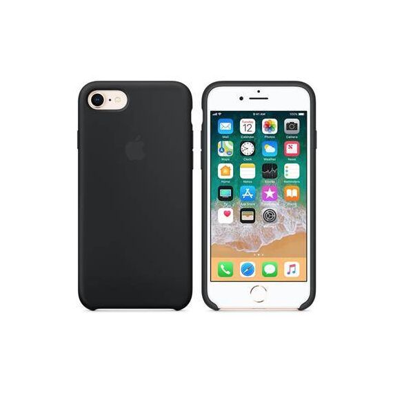 Apple Back cover for mobile phone silicone black MQGK2ZMA