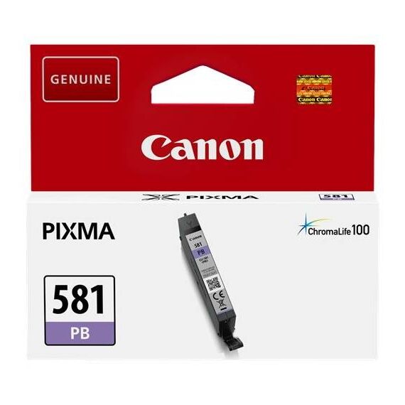 Canon CLI-581PB 5.6 ml photo blue original ink 2107C001