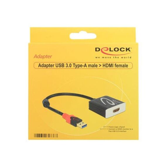 DeLOCK Adapter USB 3.0 Type-A male > HDMI female 62736