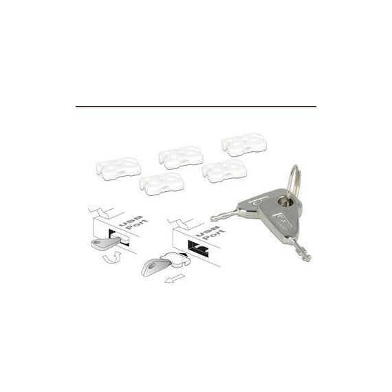 DeLOCK Delock USB Port Blocker for USB A female USB 20648