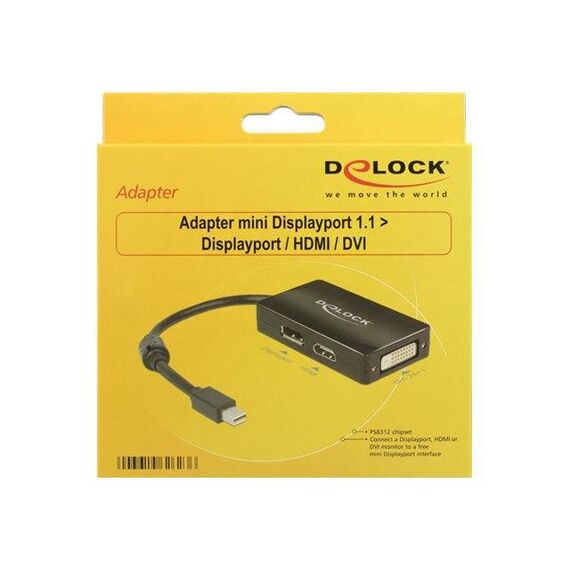 DeLOCK DisplayPort adapter Mini DisplayPort (M) to 62623