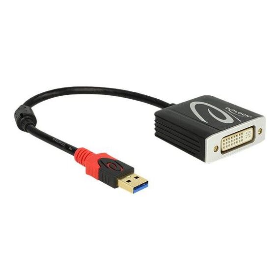 DeLOCK External video adapter USB 3.0 DVI black 62737