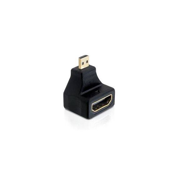 DeLOCK HDMI adapter micro HDMI (M) to HDMI (F) 90° 65270