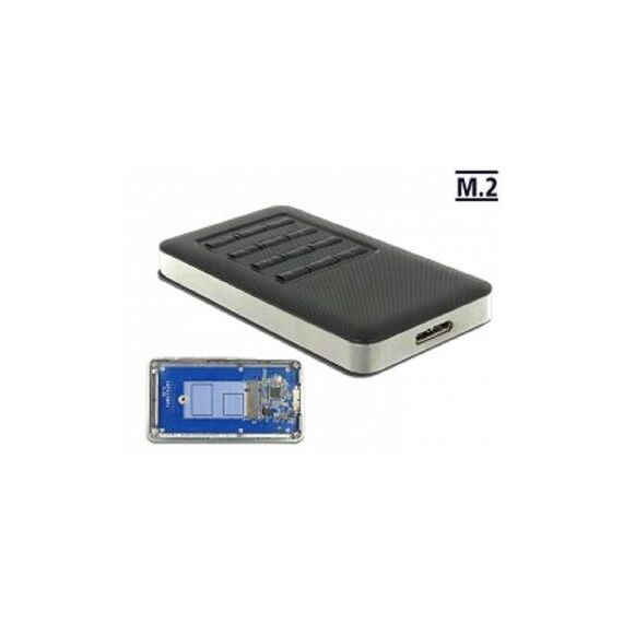 DeLOCK Interface adapter M.2 USB 3.0 grey, black 42594