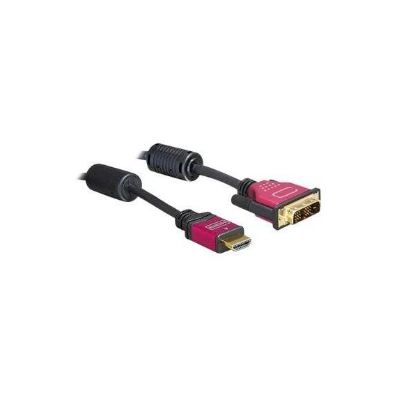 DeLOCK Video cable single link HDMI DVI HDMI (M) to 84344