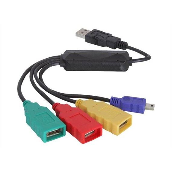 DeLock USB 2.0 external 4-port cable HUB