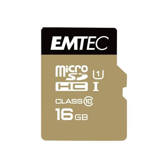 EMTEC Gold+ Flash memory card  16GB ECMSDM16GHC10GP