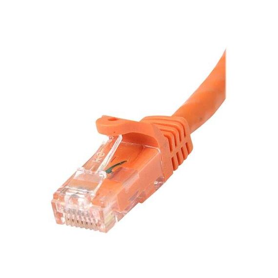 StarTech.com 0.5m Orange Cat6 Cat 6 Snagless N6PATC50CMOR