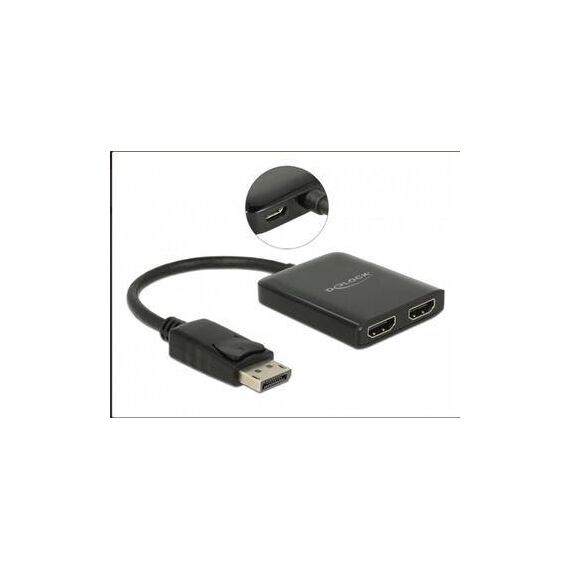 DeLock Displayport 1.2 Splitter 1 x Displayport in 87720
