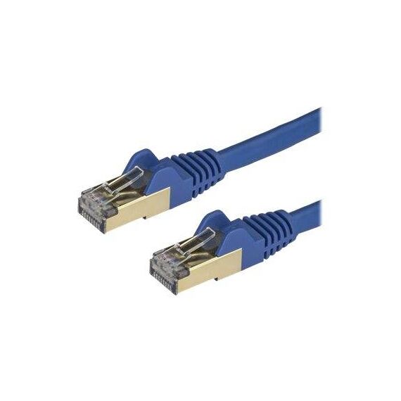 StarTech.com 0.5m Blue Cat6a Cat 6a Shielded 6ASPAT50CMBL
