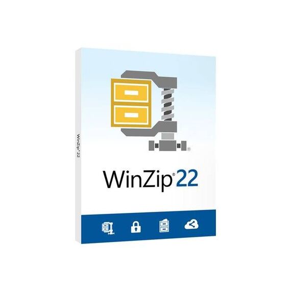 WinZip Standard (v. 22) box pack 1 user WZ22STDMLDVDEU