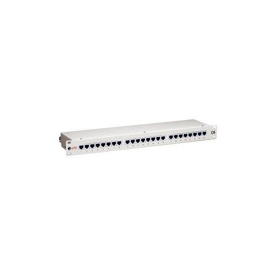 Equip Patch panel RAL 7035 1U 19 24 ports 326324