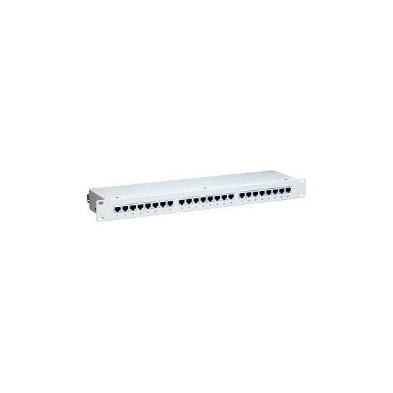 Equip Patch panel light grey, RAL 7035 1U 19 16 326316