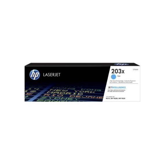 HP 203X High Yield cyan original LaserJet toner CF541X