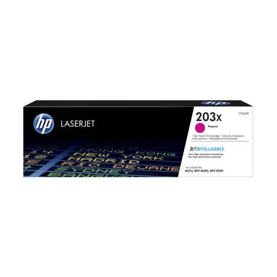 HP 203X High Yield magenta original LaserJet toner CF543X