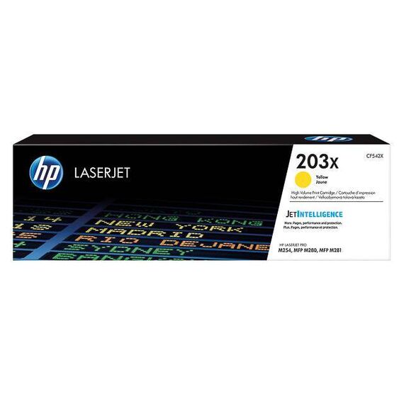 HP 203X High Yield yellow original LaserJet toner CF542X