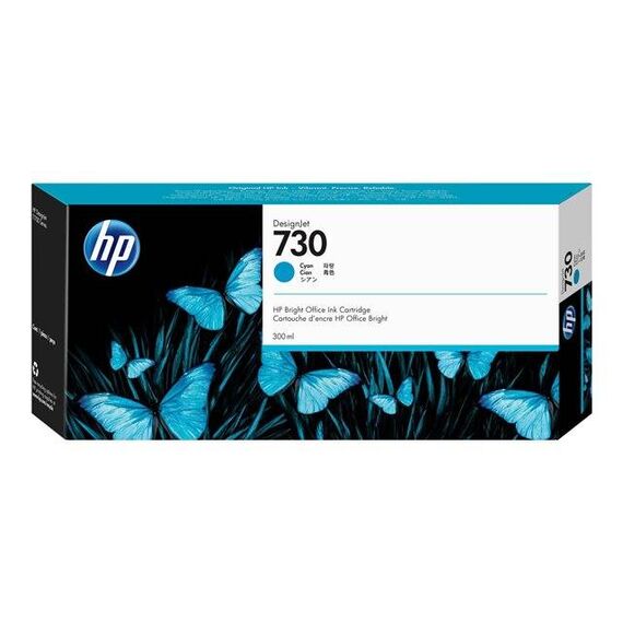 HP 730 300 ml high capacity cyan original P2V68A