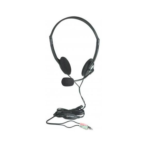 Manhattan Headset on-ear wired 164429