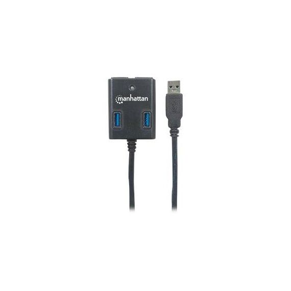 Manhattan Hub 4 x SuperSpeed USB 3.0 desktop 162296