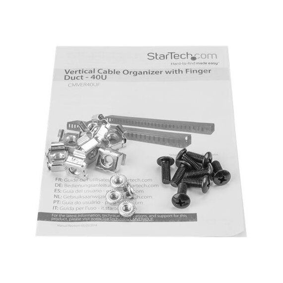 StarTech.com Vertical Cable Organizer with CMVER40UF