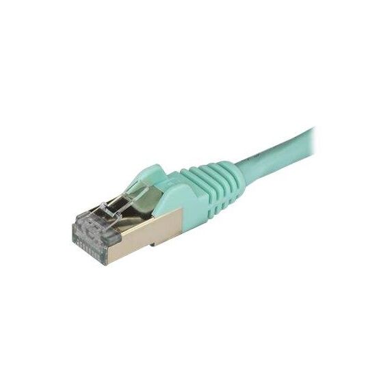 StarTech.com 1m Aqua Cat6a Cat 6a Shielded 6ASPAT1MAQ