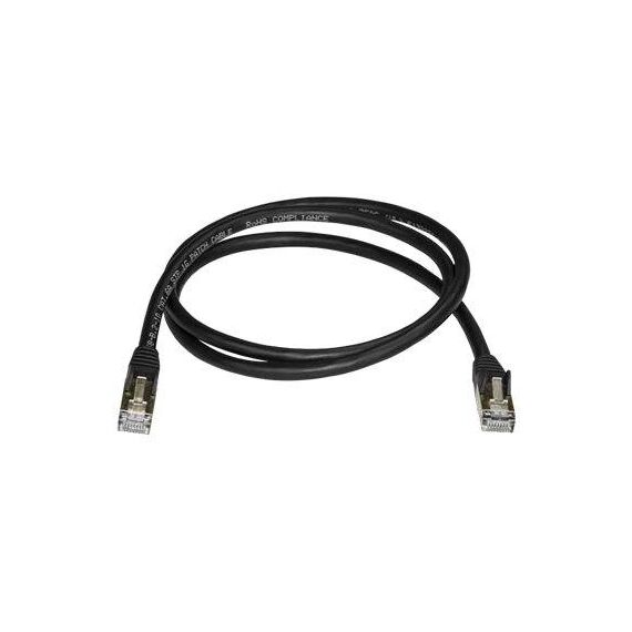 StarTech.com 1m Black Cat6a Cat 6a Shielded 6ASPAT1MBK