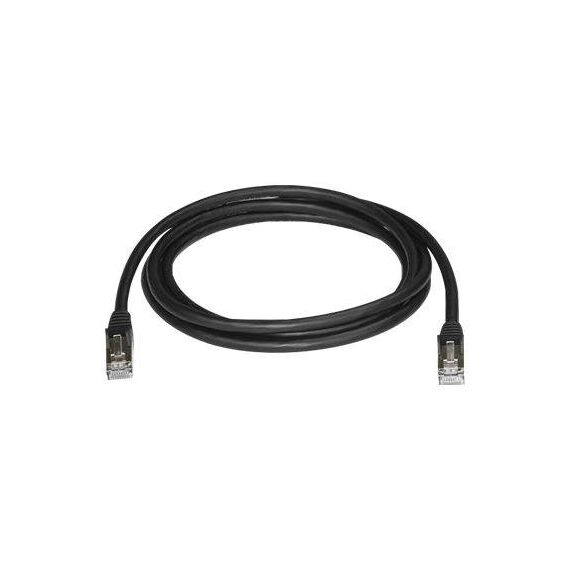 StarTech.com 2m Black Cat6a Cat 6a Shielded 6ASPAT2MBK